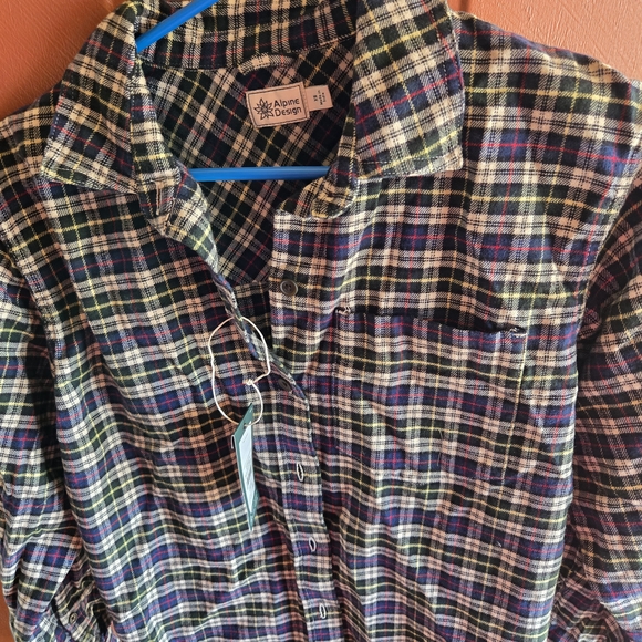 Alpine Design Tops - Alpine Design Men's Plaid Shirt - Multicolor